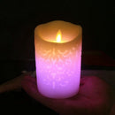 1Pcs Color Change Gradient Led Candles Remote Control Electronic Flameless  G8M3
