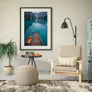 Acrylic Painting By Numbers DIY Clear Lake Drawing Hand Painted Wall Craft