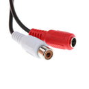 Adjustable Microphone Audio/Sound Monitor With RCA 3.5mm For  Camera