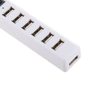 7-Port USB 2.0 Hub With High  Adapter ON/OFF Switches For Laptop/PC