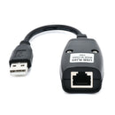 USB to RJ45 CAT5/CAT5e/CAT6 LAN UTP Extension Cable Extender Adapter Up to 150ft