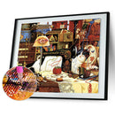 DIY Full Drill Round Diamond Painting Cross Stitch Mosaic Kit (Cat-t391)