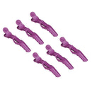 6Pcs Professional Hair Sectioning Clips Duckbill Clamp Extra Large Purple