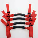 4 pcs Red Grab Handles Grip Handle Holder For Jeep Wrangler JK YJ TJ 87-20 PYD
