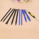 10 in 1 Smart Cell Mobile Phone Repair Opening Tools Set Metal Pry Disassem
