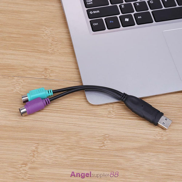 USB to PS2 Cable Male to Female PS/2 Adapter Converter Extension Cable