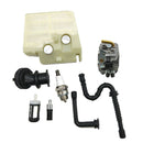 Carburetor Kit Include Fuel/Oil Line, Spark Plug, Intake Manifold Fits for 024