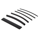 53Pcs Heat Shrink Black Adhesive Glue Lined Tubing Tube Wire Wrap 3:1 Heats J7Z2