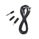 guitar audio cable 6.35mm straight to right angle plug acket with 3 adapters  Z