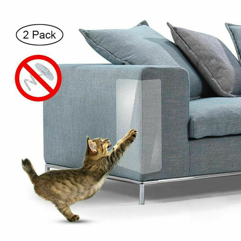 2x Pet Cat Scratch Guard Mat Cats Scratching Post Furniture Sofa Claw Protector-