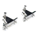 2PCS Top Deck Hinges Fitting Concave Base Hardware Pins with Screws 316 Sta X1J8