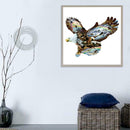 5D Round Diamond Painting Eagle Animal Embroidery Cross Stitch Home Decor