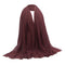 2 Pieces Jewish Elegant Soft Cotton Long Scarf