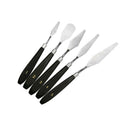 Professional 5pcs Plastic Mix Palette Scraper Set Spatula for Oil Painting