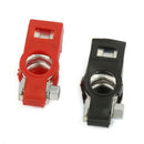 2x New Car Accessories Adjustable Battery Terminal Clamp Clip Positive Negative