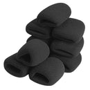 10Pcs Black Microphone Grill Foam Cover Audio Mic Shield Sponge Cap Holder