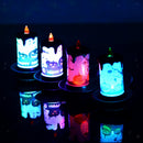 LED Flameless Candle Flickering Colorful Halloween Decoration Candle