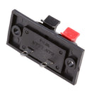2-Way Stereo Speaker Plate Push Release Connector Terminal 4pcs