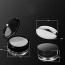 15g Empty Cosmetic Sifter Loose Powder Jar Container Travel Puff Makeup Box H1N7