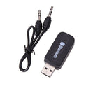 3.5mm Stereo Audio Music Speaker Receiver Adapter Dongle USB Bluetooth Wire