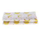 Baby Swaddling Blanket Soft Muslin Cotton Swaddle Towel Banana