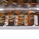 32Pcs/Box Fly Fishing Lure Dry/Wet Fly Ice Fishing Lure Artificial Bait WithB FT