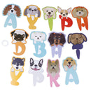 Dog Decor Banner Bunting Garland Banner Pet Party Decor Pet Birthday FlagTEUS