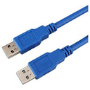 50 cm USB 3.0 Type A Superspeed Connection Cable Connector A to Connector A