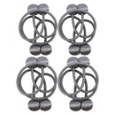 Solid Magnetic Curtain Ties - 4 Pieces Solid Magnetic Window Curtain Clips  U2M4