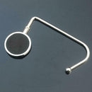 4pcs Zinc Alloy Metal Wall Hooks Table Straight Hook Bag Hanger Universal