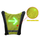 4-Mode Turn Signal Pack Cycling Bicycle Direction Indicator Backpack Vest