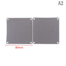 4pcs 80x80mm Computer PC Dustproof Cooler Fan Case Cover Dust Filter Mesh3cT