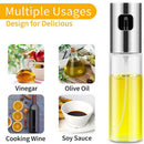 Kitchen Glass Olive Oil Spray Bottle Cooking Oil Sprayer Mister for Roasting