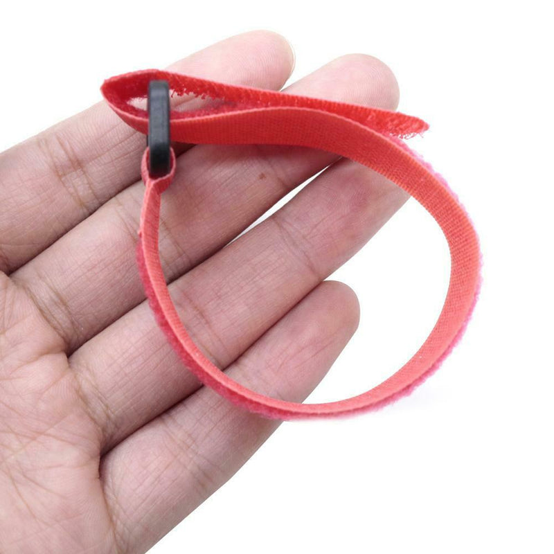 10pcs Fishing Rod Belts 20cm Nylon Reusable Fishing Rod Tie Fastening Strap