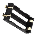 Plastic double 18650 Battery holder Black W1S1