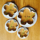 4pcs Peony Flower Fondant Mold Sugarcraft Cake Cookies Embosser Cutter gtJCS Gw