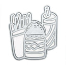 Cutting Die Decor Carbon Steel Hamburger French Fries Craft Embossing