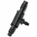 10 Pcs Tee Connector Use In The 8/11mm Tube Change In 4/7mm Barbed Connecto X4W2