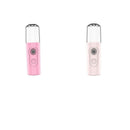 2Pieces 30mL Portable Facial Humidifier USB Moisture Mist Face Sprayer
