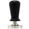 51mm Black Espresso Tamper with Stainless Steel Calibration Barista Flat Co E1Y6