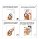 Heating Bottle Environmental Silicone Hot Water Bag with Knit Cover, Christ