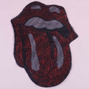 Vivid Large Red Tongue Sequins Patches Clothes Applique DIY Clothing Decoration%
