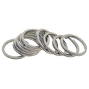 10pcs Blank Stainless Steel Key  Key Chain