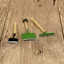 3pcs Mini Garden Pot Plant Tools Outdoor Garden Decor Christmas~ U9V5 Suppl J3R4