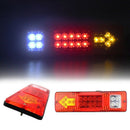 1Pair 19 LED Tail Light 12V Car Truck Trailer Stop Rear Reverse Turn Indica H5Q2