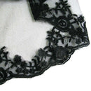 Wedding Veil Cathedral Hair Veil with Comb Lace Edge Two Layers Tulle Short