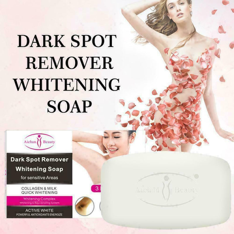 Skin Whitening Soap Remove Dark Spot Melanin Removal Quick New Collagen Whi G0S5