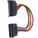 PC SATA 15 Pin Male to Female HDD Power Cable Converter Adapter H5F4