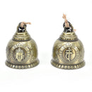 buddha statue pattern bell blessing feng shui wind chime for good luck fortun Cy