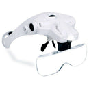 Hands Free Headband Magnifying Glass, Usb Charging Head Magnifier With Led